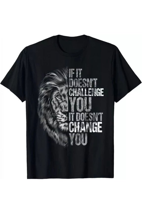 Motivation Workout And Gym Quotes Lion Mindset Training Shirt Unisex S-5XL Hot Trending Shirt, Vintage Birthday Gift