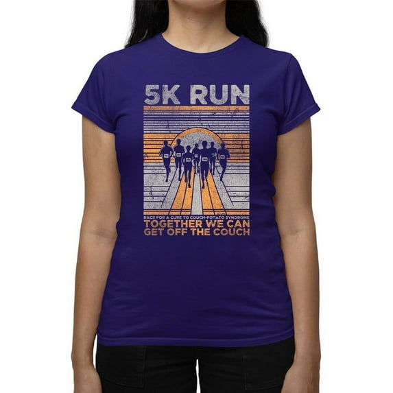 Motivational 5K Run Shirt T-shirt Color Women's