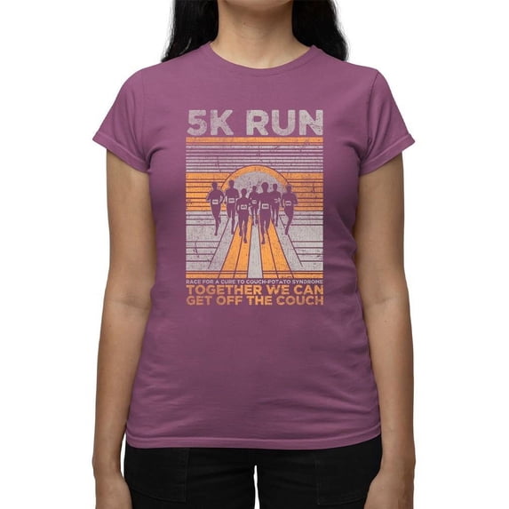 Motivational 5K Run Shirt T-shirt Color Women's