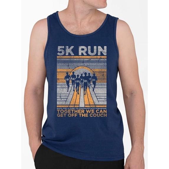 Motivational 5K Run Shirt Tank Top Men's