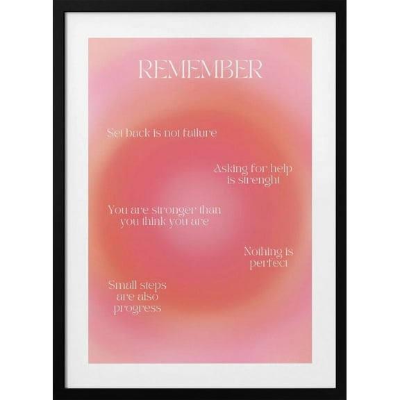 Motivational Aura Poster Framed Art Modern Wall Decor