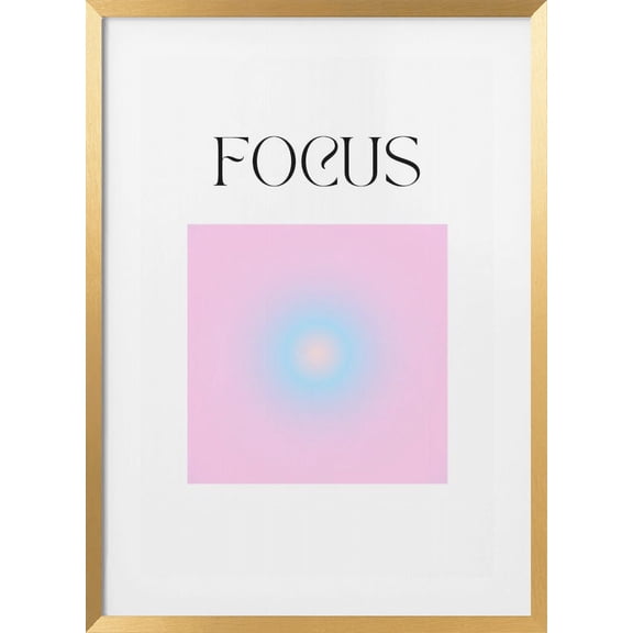 Motivational Aura Poster Framed Art Modern Wall Decor