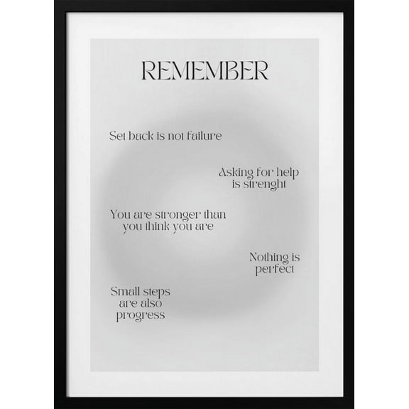 Motivational Aura Poster Framed Art Modern Wall Decor