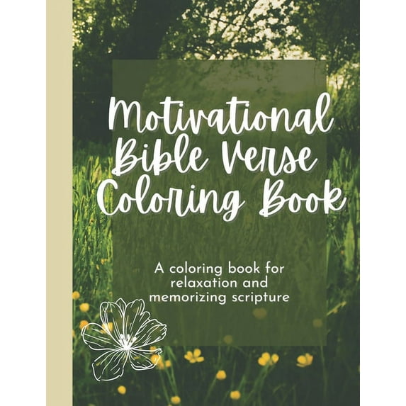 Motivational Bible Verse Coloring Book