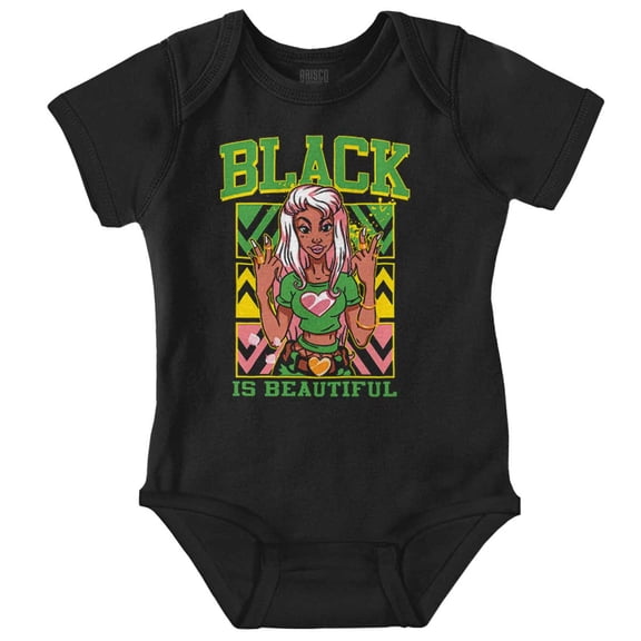 Motivational Black Is Beautiful Bodysuit Jumper Girls Infant Baby Brisco Brands 12M