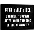 thumbnail image 1 of Motivational CTRL+ALT+DEL Classroom Positive Quotes Inspirational Poster Canvas Prints Wall Art for Office Living Room Home Decorations, 1 of 6
