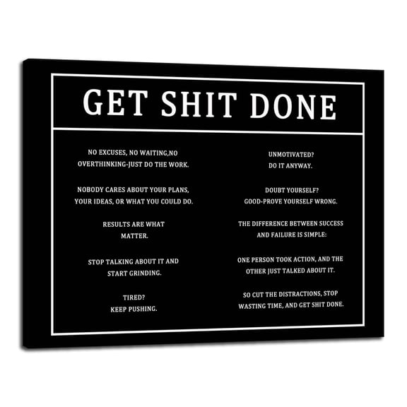 Motivational Canvas Office Print Wall Art Inspirational Poster Painting Inspiring Pictures Modern Artwork for Living Room Home Wall Decor poster