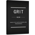 thumbnail image 1 of Motivational Canvas Wall Art Painting Poster Grit Noun Inspirational Entrepreneur Quotation Office Decoration Print Frame Artwork 12x18, 1 of 6