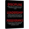 thumbnail image 1 of Motivational Discipline Leadership Perseverance Poster Inspirational Canvas Painting Wall Art Prints Wall Inspiring Pictures for Home Decor Office Living Room Framed Ready to Hang[12''W X 18''H], 1 of 7