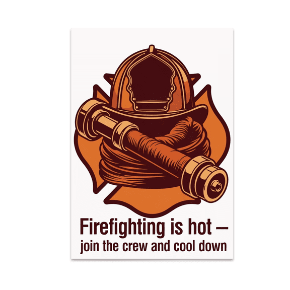 Motivational Firefighting Art - Future Firefighter - 13x19 Poster Print