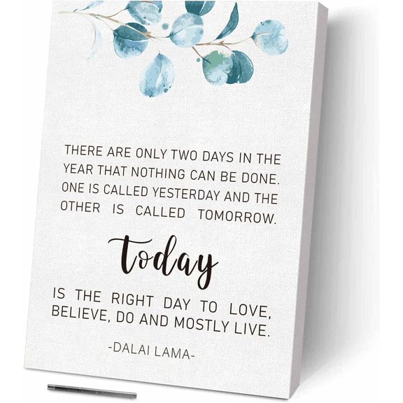 Motivational Gifts for Women Men - Live in the Present with Dalai Lama - Perfect Uplifting Gifts for Graduates and Those Starting a New Chapter, Graduation, New Job, or Retirement