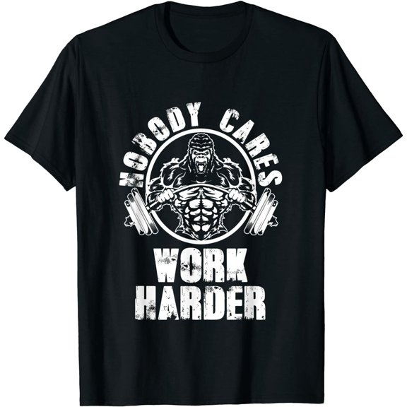 Motivational Gym Fitness Bodybuilding Weight Training T-Shirt