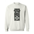 thumbnail image 1 of Motivational Gym Quote. Sweatshirt Women -Image by Shutterstock, Female Small, 1 of 4