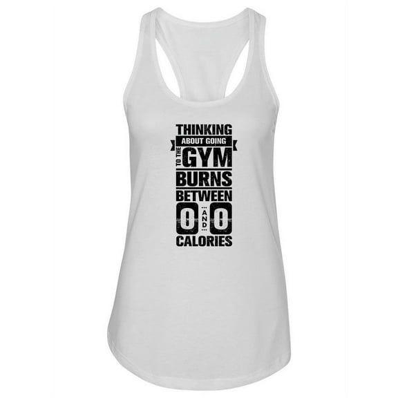 Motivational Gym Quote Tank Women -Image by Shutterstock, Female Large