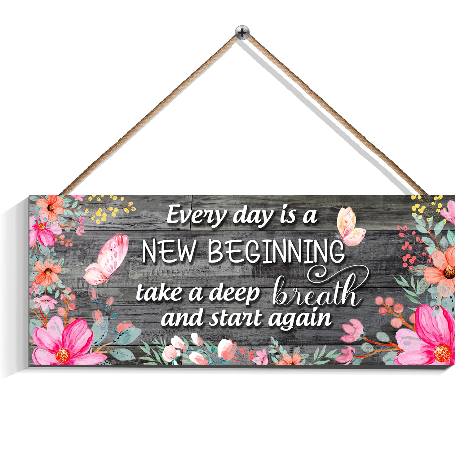 Motivational Hanging Wooden Wall EC36 Sign Inspirational Wall Plaques