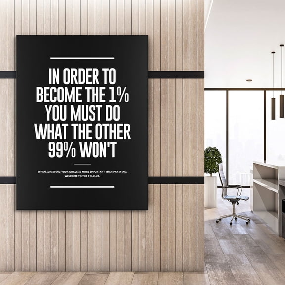 Motivational Inspirational Entrepreneur Success Quote Poster