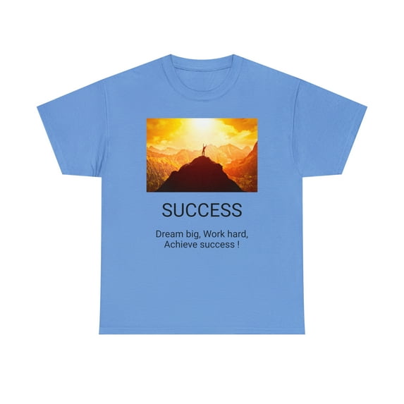 Motivational Inspirational Success - Unisex Heavy Cotton Tee