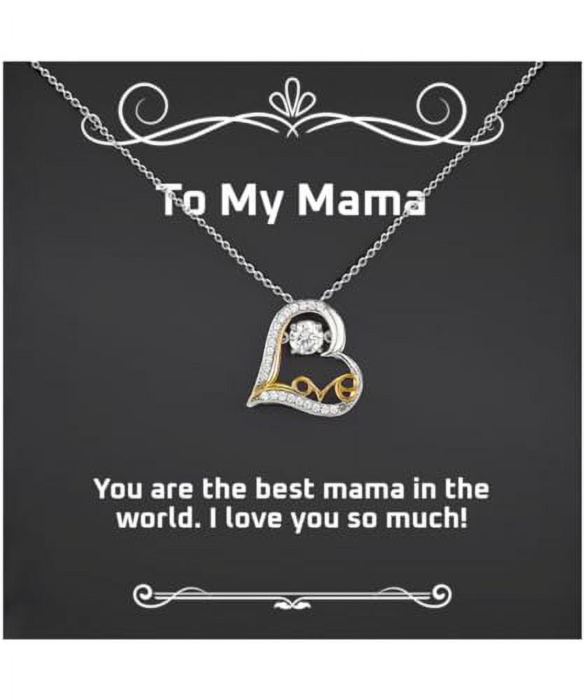 Motivational Mama Love Dancing Necklace, You are the best mama.!, Gifts For Mother, Present From Son Daughter, Jewelry For Mama, Dance, Mothers Day, Gift for Mom