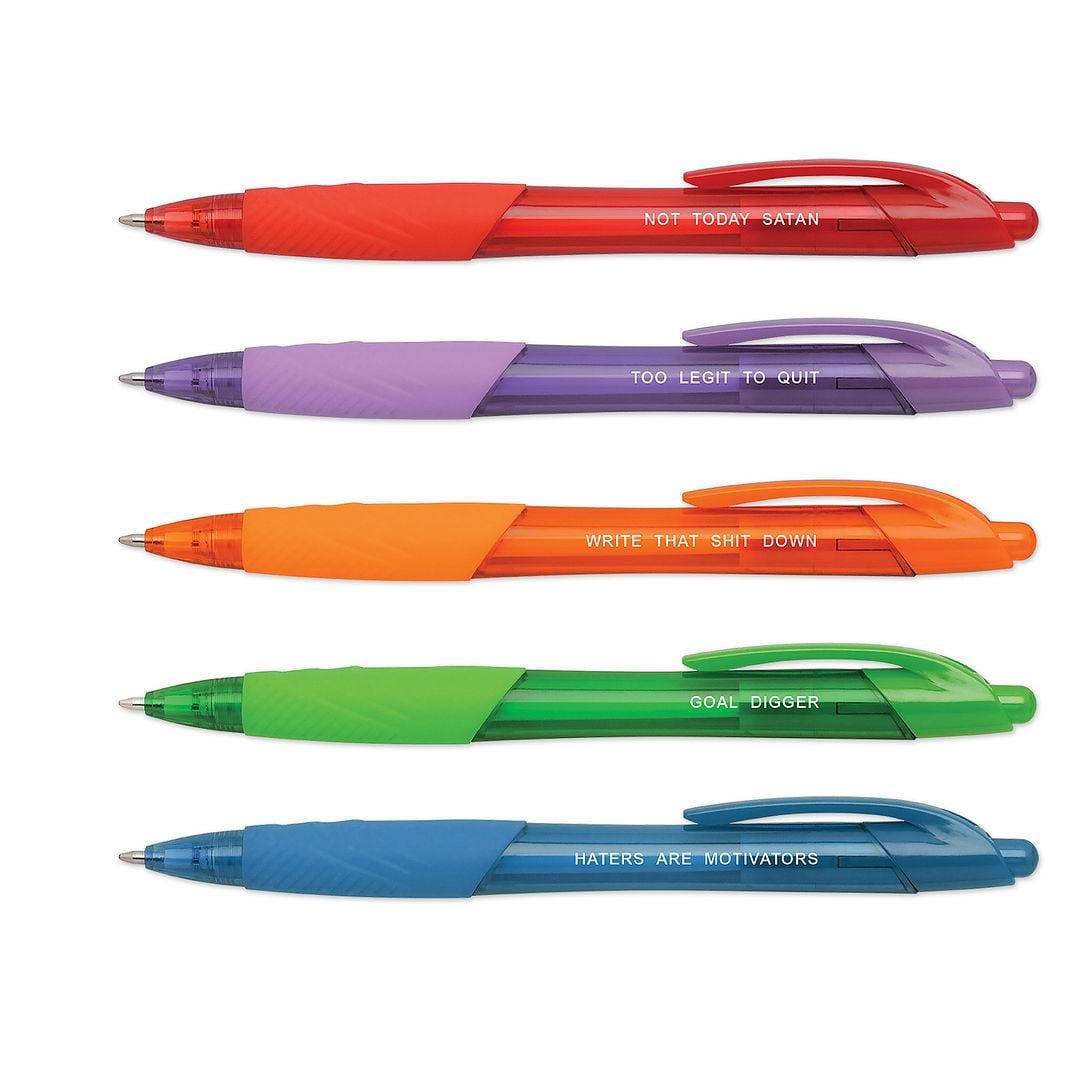 Sarcasm Pens 5PCS Engraved Pens For Sarcastic Souls Sarcastic Pens For Work Funny  Sarcastic Ballpoint Pens