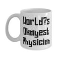thumbnail image 1 of Motivational Physician 15oz Mug, World's Okayest Physician, Special Gifts for Men Women from Boss, Birthday Unique Gifts, 1 of 6