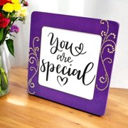 Miraayaa Motivational Quote Frame | Purple Home Decor Gift