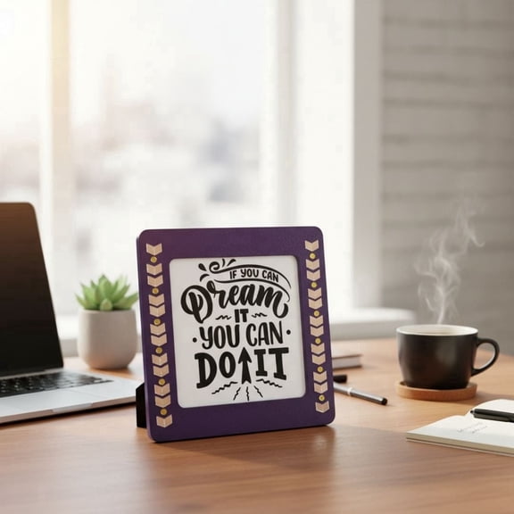Motivational Quote Frame for Home & Office