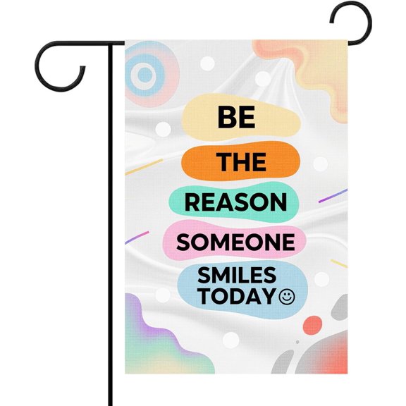 Motivational Quote Garden Flag Double Sided 12x18 Inch Outdoor Yard Porch Patio Farmhouse Lawn Decor