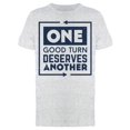 thumbnail image 1 of Motivational Quote In Square Tee Men's -Image by Shutterstock, 1 of 1