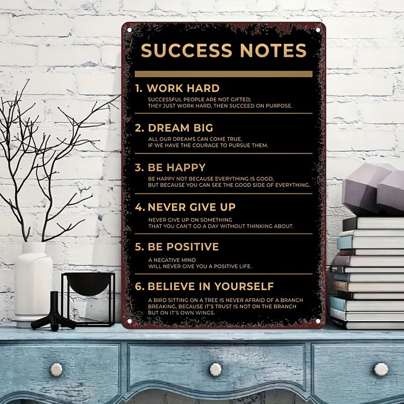 Success Note Photo Sign Of Success Quotes Glowneon Inspirational Quote Led Sign,