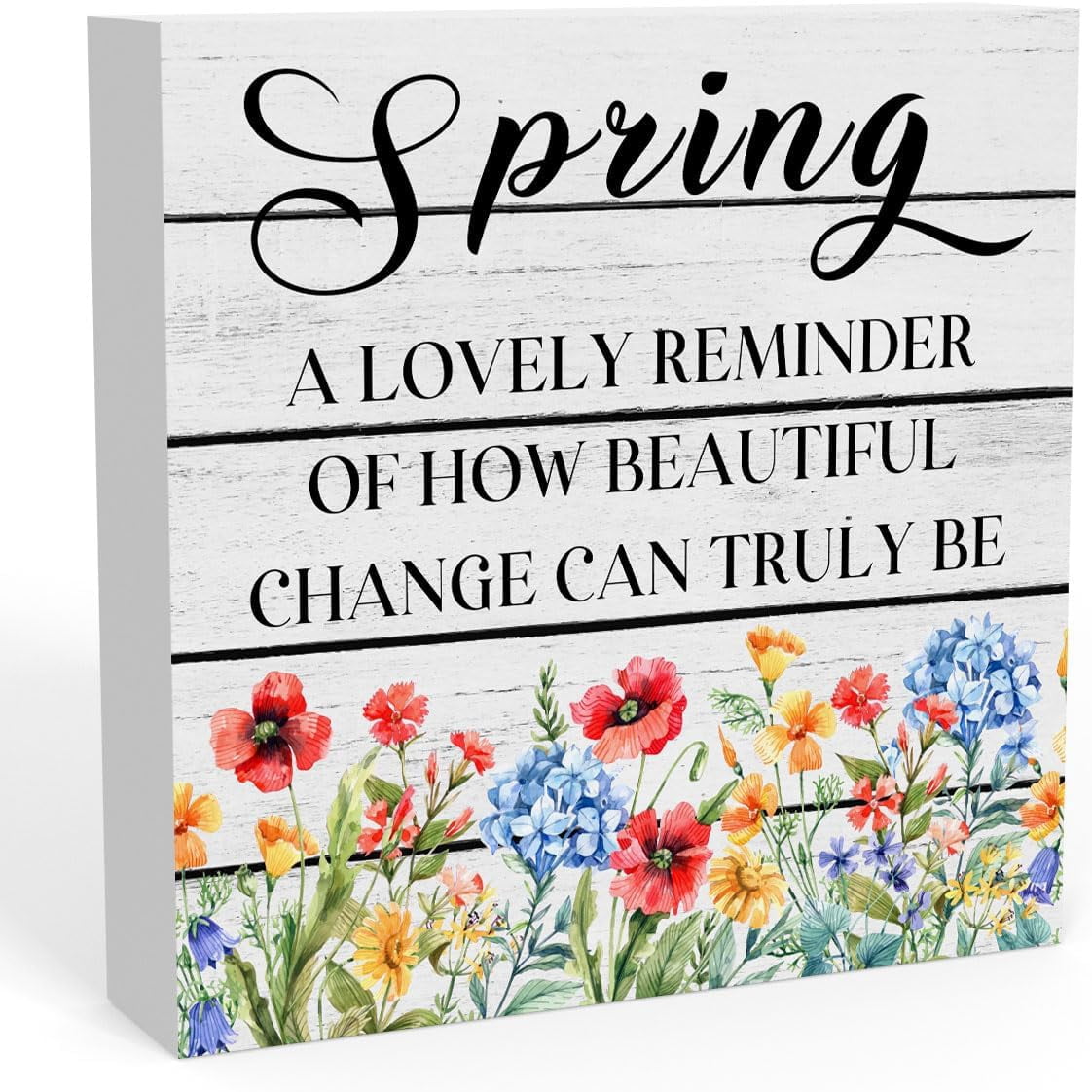 Spring Decorating Cubicle Motivational Rustic Country Farmhouse Spring Flowers Home Office Desk ...