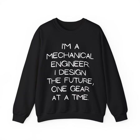 Motivational Saying Mechanical Engineer Learning Sc Gildan 18000 Sweatshirt