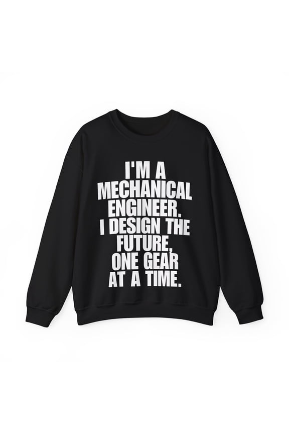 Motivational Saying Mechanical Engineer Learning Sc Gildan 18000 Sweatshirt