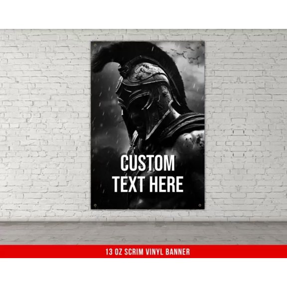 Motivational Spartan Wall Art - Home Gym Decor Fitness Gift Art Home Decor Vintage Gift Living Room Dercor