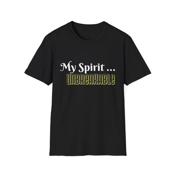 Motivational Spirit Wear Un Break Able Graphic Novelty Tee