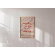 Motivational Typography Wall Art Print, Colorful Quote Decor, Inspirational Artwork Unframed Paper Print