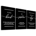 thumbnail image 1 of Motivational Wall Art - Inspirational Canvas Poster Prints Black Quotes Paintings Picture Entrepreneur Positive Quotes Office Wall Decor Decoration for Living Room Bedroom Framed, 1 of 6