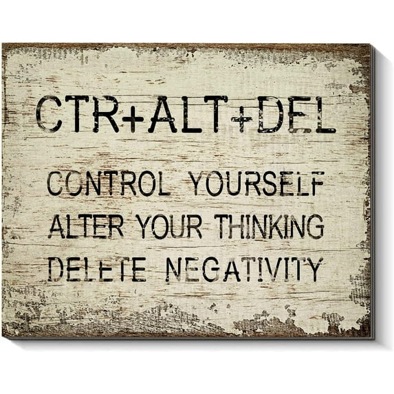 Motivational Wall Art Office Decor Quotes Wall Decor for Men Women Positive Canvas Prints Wooden Picture Artwork for Classroom Gym Home Decorations, 12x16 Inch with Inner Framed