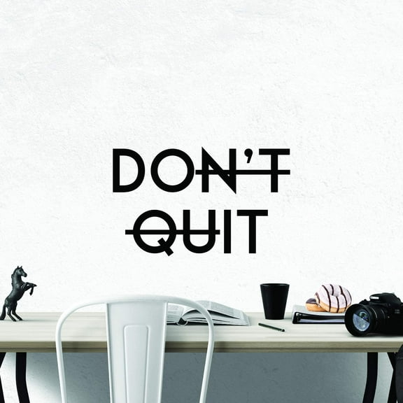 Motivational Wall Decal - "Don't Quit. Do it"