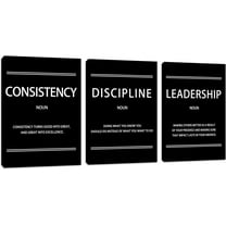 Motivational Wall Decor Inspirational Wall Art Office Decor Posters Prints 3 Pieces Living Room Bedroom Decor Office Canvas Picture Wall Painting Home Decoration Framed Artwork 20”x28”x3pieces