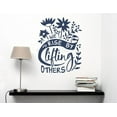 thumbnail image 1 of Motivational Wall Quotes We Rise By Lifting Others Art Decals Sticker Words 23x19-Inch Deep Blue, 1 of 1