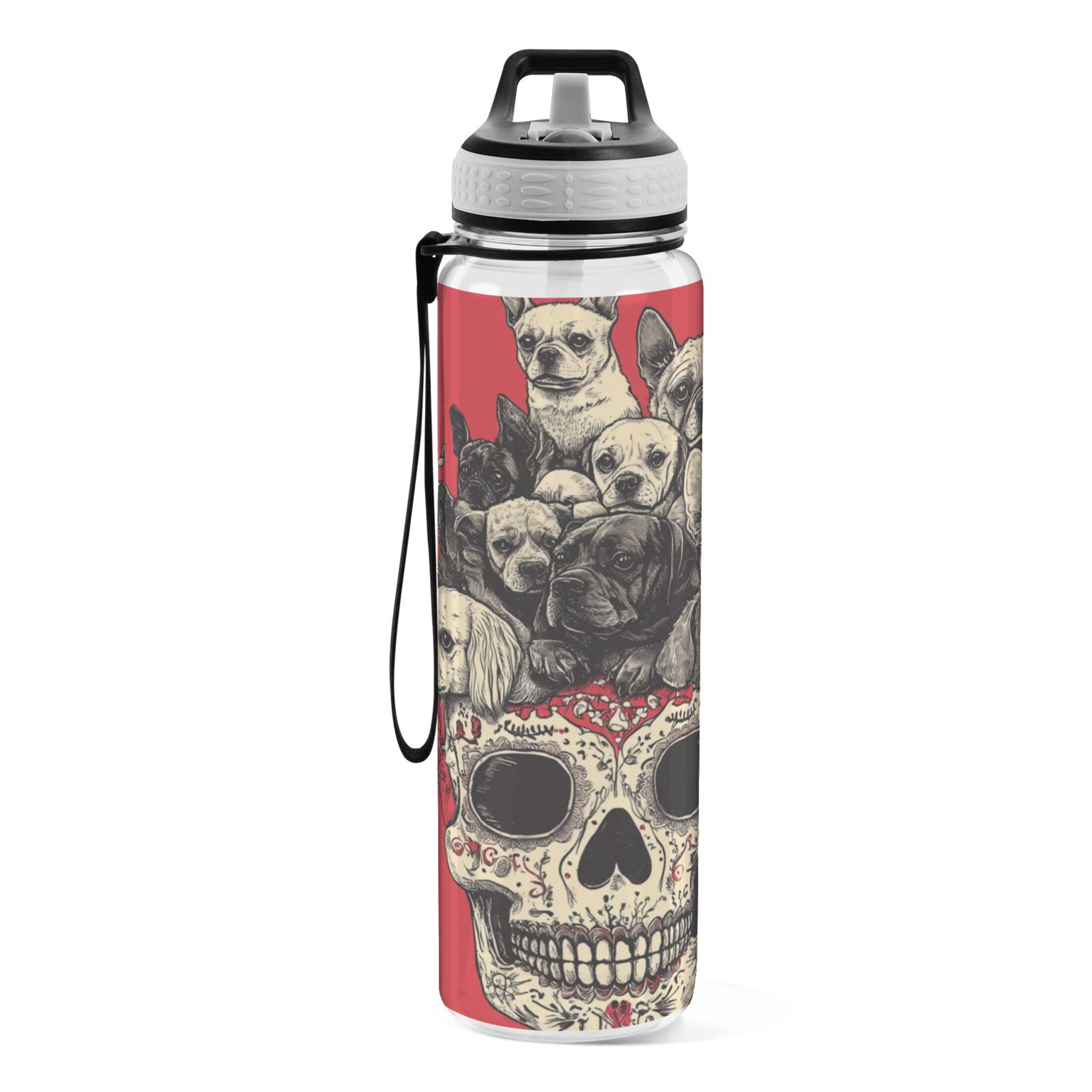 Motivational Water Bottle 32 oz with Straw, BPA Free Reusable Fitness ...