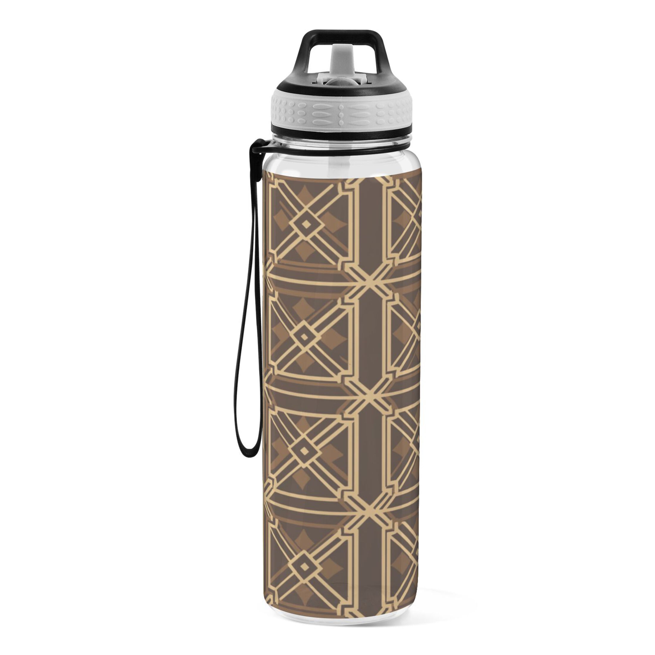 Motivational Water Bottle 32 oz with Straw, BPA Free Reusable Fitness ...