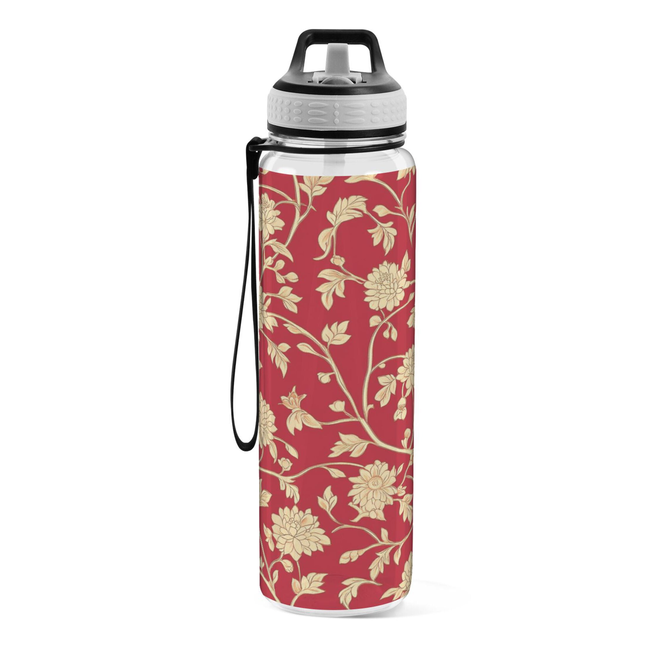 Motivational Water Bottle 32 oz with Straw, BPA Free Reusable Fitness ...