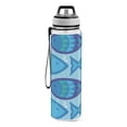 thumbnail image 1 of Motivational Water Bottle 32 oz with Straw, BPA Free Reusable Fitness Sport Bottle Perfect for Travel, School, Outdoors, and Gym Six Little Fish, 1 of 6