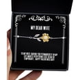 thumbnail image 1 of Motivational Wife, to My Wife: Having You Permanently in My Life Makes Everything Else Seem. !, Wife Sunflower Bracelet from Husband, 1 of 5
