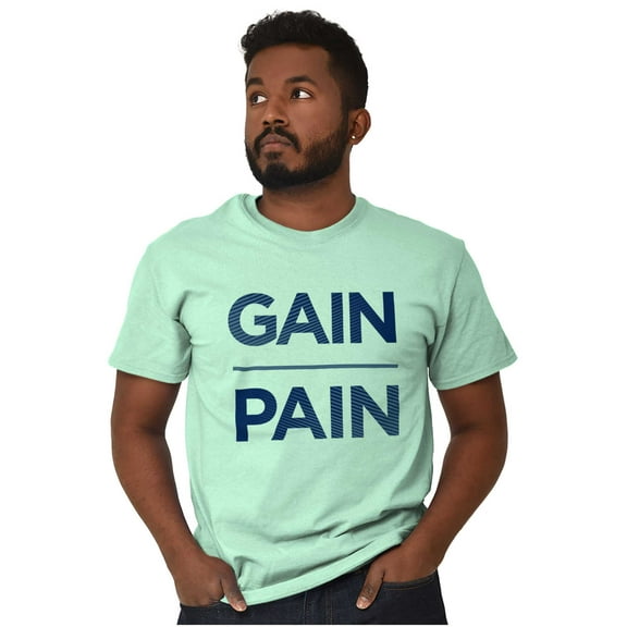 Motivational Workout Grind Quote Plus Size Crewneck Graphic Tee Shirt Brisco Brands 3X