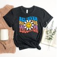thumbnail image 1 of Motivator Believer Innovator Educator T-shirt Teacher Shirt Motivational Gift Appreciation Top Teaching Inspired Tee School Influencer Preschool, 1 of 3