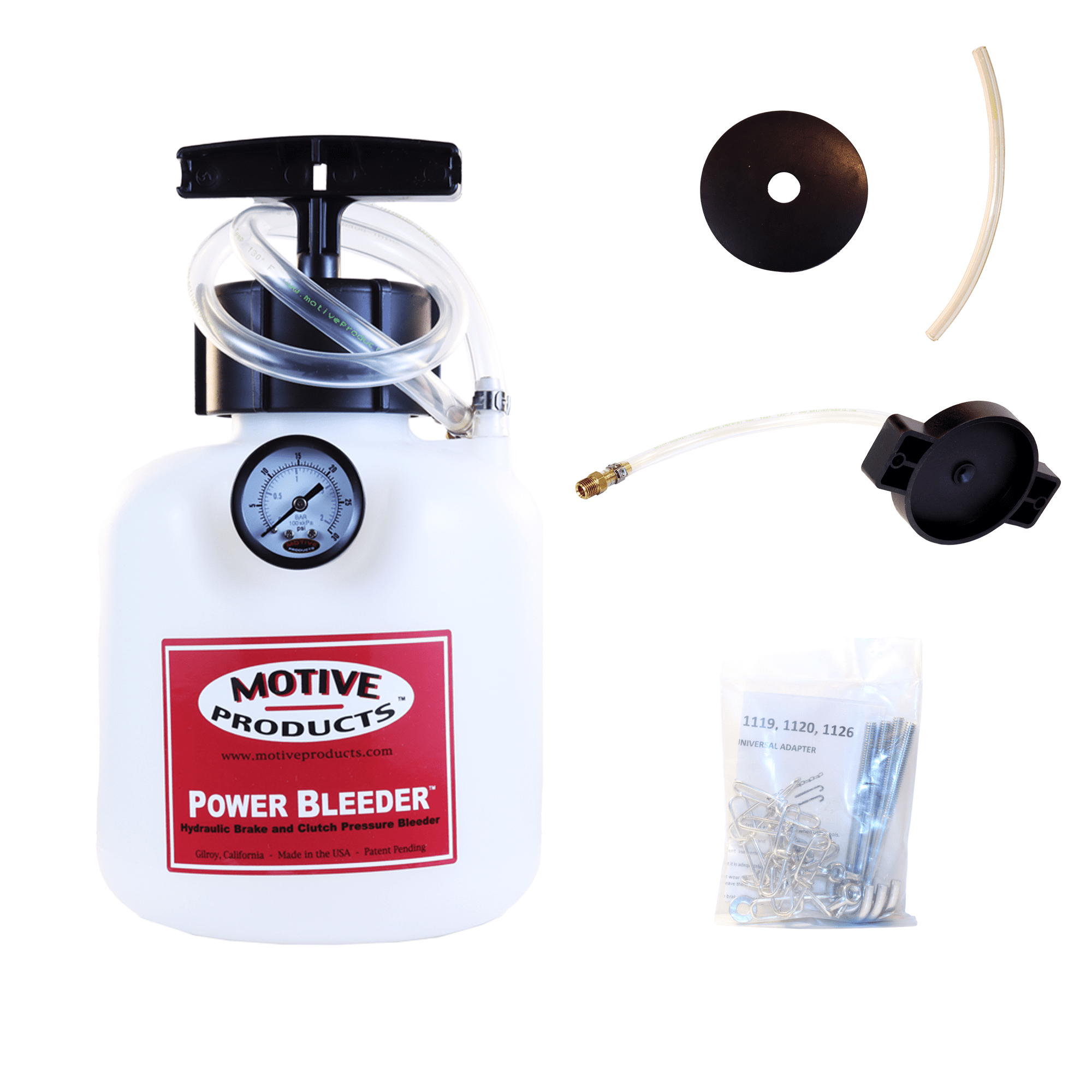 Motive Products 0101 Round Universal Brake System Power Bleeder 2