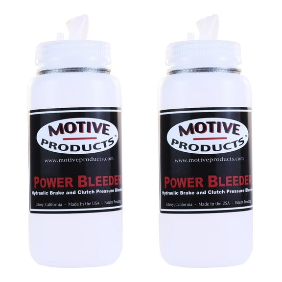 Motive Products Brake Fluid Catch Bottles - 500 mL, Pack of 2