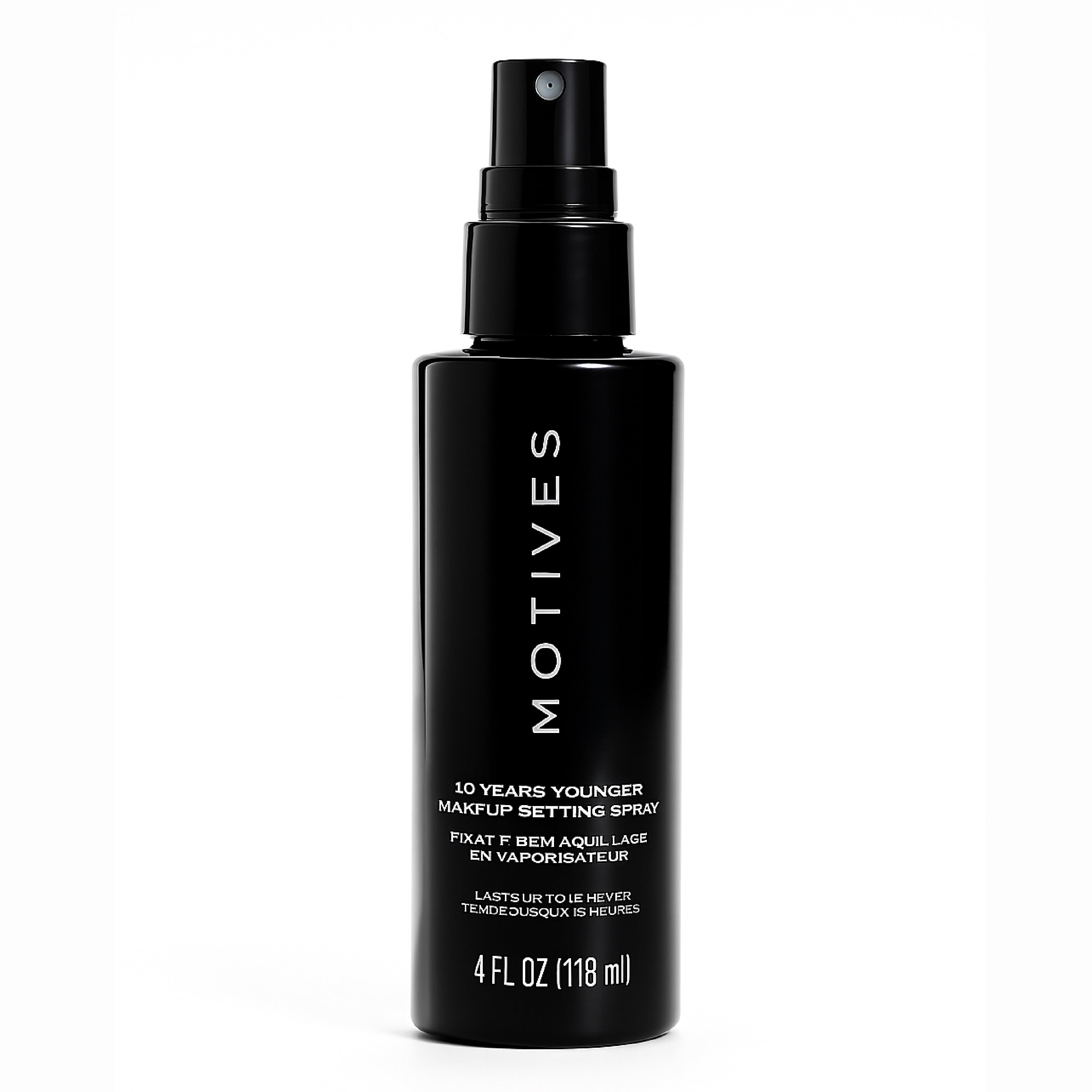 Motives 10 Years Younger Makeup Setting Spray - Long-Lasting Hold, Minimizes Slippage, Flawless Finish, Minimizes Pores, Lines, Wrinkles & Scars, Makeup Setting Spray, Oil-Free, 4 fl. oz